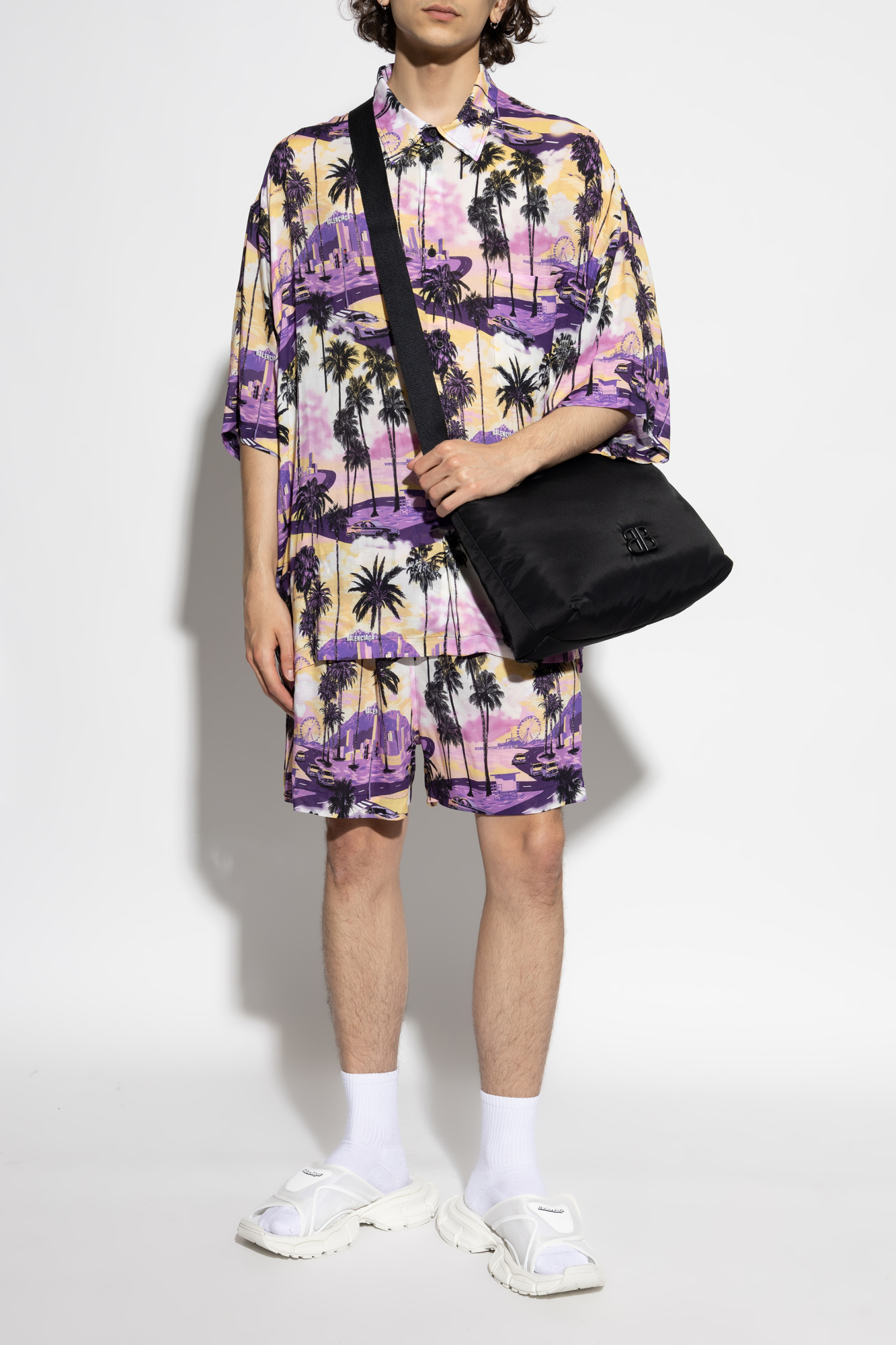 BALENCIAGA Floral silk shirt · VERGLE